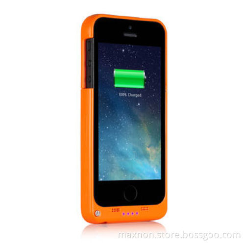 2,200mAh external battery power bank case for iPhone 5 with kick stand
